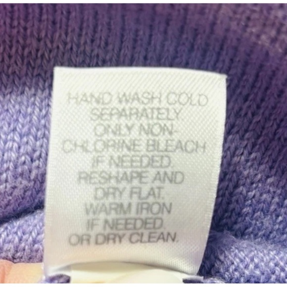 J. Jill Women's Merino Wool Blend Lavender Purple Pullover Tunic Sweater Size L - Picture 6 of 11